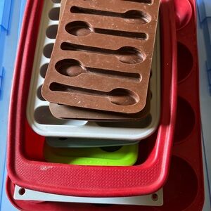 Silicone Bakeware mold Set spoons cupcakes fruit misc